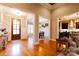 Bright and spacious entryway with hardwood floors at 2349 Shiny Leaf Dr, Denver, NC 28037