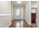 Bright entryway with hardwood floors and an ornate door at 27 Quayside Ct, Clover, SC 29710