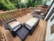 Relaxing deck with seating area, perfect for outdoor enjoyment at 327 Coxe Ave, Charlotte, NC 28208