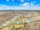 Aerial view of a beautiful neighborhood with houses and lush green spaces at 423 Granite Lake Ct, Denver, NC 28037