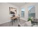 An office space featuring a desk with a lamp and chairs near a window at 444 Berryman Rd, Rock Hill, SC 29732