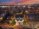 Modern duplex home with city skyline view in the distance at 520 Stegall St, Charlotte, NC 28217