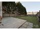 Backyard with grassy area and patio at 1021 Kings Mountain Ln, Gastonia, NC 28054