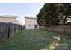 Large backyard with grassy area and fence at 1021 Kings Mountain Ln, Gastonia, NC 28054