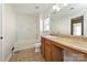 Bathroom with tub, toilet and double vanity at 1021 Kings Mountain Ln, Gastonia, NC 28054