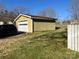 Detached garage with double doors and a large yard at 506 S Love Chapel Rd, Stanfield, NC 28163