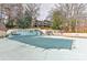 Community pool with a pool cover and nearby townhomes at 51 Old Post Rd, Lake Wylie, SC 29710