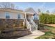 House front with stone accents and steps at 5120 Kings Pinnacle Dr, Kings Mountain, NC 28086