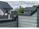 View from townhome deck of neighboring roofs and downtown skyline at 1320 Walter Taylor Way # Eqx0102, Charlotte, NC 28206