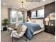 Spacious main bedroom with large windows and chic decor at 1324 Walter Taylor Way # Eqx0101, Charlotte, NC 28206