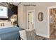 Main bedroom showcasing stylish decor and hallway access at 1324 Walter Taylor Way # Eqx0101, Charlotte, NC 28206