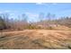 Grassy lot behind the house, with a distant view of other homes and trees at 150 Windmill Ct, Harmony, NC 28634