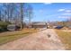 Charming single-story home with a long driveway and mature trees at 150 Windmill Ct, Harmony, NC 28634