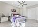 Bright bedroom with double bed and plush bedding at 18805 Flat Shoals Dr, Cornelius, NC 28031