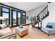 Open living area with French doors leading to outdoor space at 18805 Flat Shoals Dr, Cornelius, NC 28031