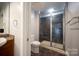 Bathroom with shower and toilet at 505 E 6Th St # 301, Charlotte, NC 28202