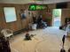 Spacious unfinished basement with vintage billiard light fixture, ready for customization at 515 37Th Sw St, Hickory, NC 28602