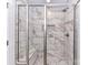 Sleek shower with modern tiles and glass enclosure, offering a luxurious bathing experience at 5613 Morgan Mill Rd, Monroe, NC 28110