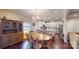 Bright dining room with hardwood floors and a wood hutch at 601 Cape Fear St # 172, Fort Mill, SC 29715