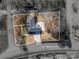 Aerial view showing house, driveway, and large backyard at 101 Wynnchester Rd, Gastonia, NC 28056