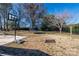 Spacious backyard with trampoline and basketball hoop at 101 Wynnchester Rd, Gastonia, NC 28056