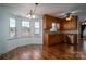 Kitchen with breakfast nook and hardwood floors at 101 Wynnchester Rd, Gastonia, NC 28056