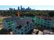 Aerial view of townhomes under construction; close to Charlotte skyline at 1607 Polk St # Eqx0210, Charlotte, NC 28206