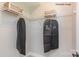 Walk-in closet with wire shelving at 1615 Polk St # Eqx0208, Charlotte, NC 28206