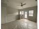 Living Room featuring recessed lighting, ceiling fan, and access to the outside at 1615 Polk St # Eqx0208, Charlotte, NC 28206