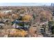 Wide aerial view of the neighborhood and surrounding area at 137 S Smallwood Pl, Charlotte, NC 28208