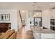 Modern kitchen with granite countertops and stainless steel appliances at 137 Yellow Birch Loop, Mooresville, NC 28117