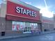 Exterior view of a Staples store with signage at 137 Yellow Birch Loop, Mooresville, NC 28117