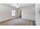 Bedroom with ceiling fan and window at 3028 Semmes Ln, Indian Trail, NC 28079