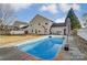 Inviting in-ground swimming pool in the backyard at 3028 Semmes Ln, Indian Trail, NC 28079