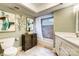 Elegant bathroom with a soaking tub and updated vanity at 3335 Knob Hill Ct, Charlotte, NC 28210