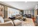 Living room with bay window and comfortable seating at 3335 Knob Hill Ct, Charlotte, NC 28210