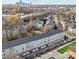 Aerial view of a townhome community with a pool at 3957 Picasso Ct, Charlotte, NC 28205