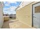 Private deck with string lights, offering outdoor living space at 3957 Picasso Ct, Charlotte, NC 28205