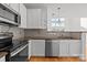 Modern kitchen with granite countertops and stainless steel appliances at 3957 Picasso Ct, Charlotte, NC 28205