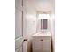 Small bathroom with white vanity and updated fixtures at 4830 Carnbrook Pl, Charlotte, NC 28212