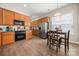 Well-equipped kitchen with stainless steel appliances and a breakfast nook at 9243 Island Overlook Ct, Cornelius, NC 28031