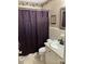 Clean bathroom with a shower/tub combo and vanity at 9608 Sunway Dr, Mint Hill, NC 28227