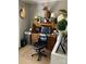 Home office featuring a rolltop desk and mounted wildlife at 9608 Sunway Dr, Mint Hill, NC 28227