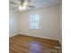 Bedroom with hardwood floors and a window providing ample natural light at 1254 Huckleberry Dr, Lincolnton, NC 28092