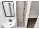 Updated bathroom with subway tile shower and new fixtures at 5442 Kinsale Ln, Charlotte, NC 28215