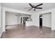 Stylish kitchen featuring white cabinets, stainless steel appliances, and an island at 5442 Kinsale Ln, Charlotte, NC 28215