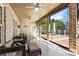 Relaxing screened porch with deck access and comfortable seating at 1076 Fox Chase Dr, Newton, NC 28658