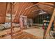 Unfinished attic area offering substantial storage at 1103 Hulston Ct, Charlotte, NC 28211