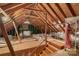 Spacious attic with ample storage space and HVAC unit at 1103 Hulston Ct, Charlotte, NC 28211