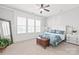 Main bedroom with a plush bed and plenty of natural light at 1209 Cedar Park Dr, Pineville, NC 28134